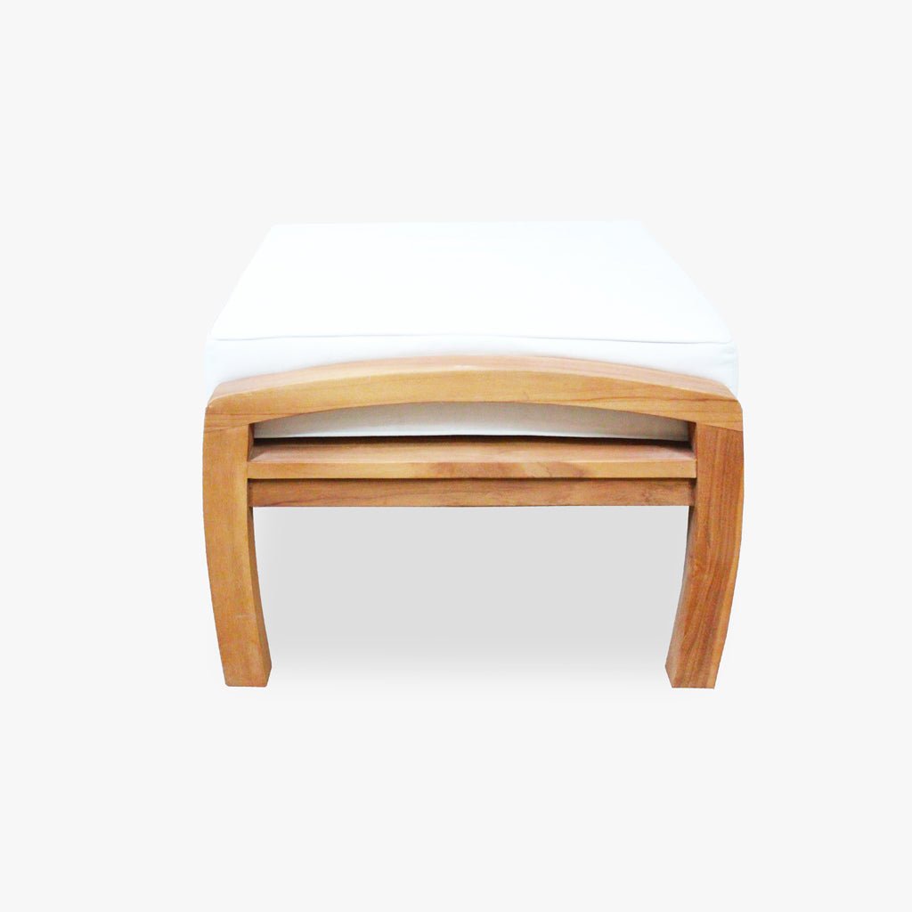 Banco Repousa Pés em Teca DUBAI - Gato Preto