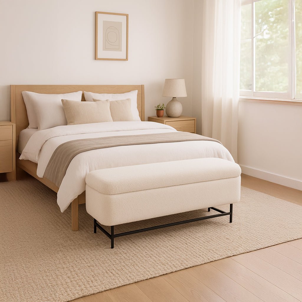 Banqueta com arrumação 145X45X45 MALVA - Gato Preto