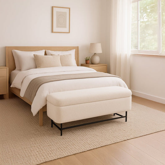 Banqueta com arrumação 145X45X45 MALVA - Gato Preto