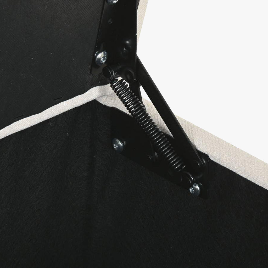 Banqueta com Arrumação Bege SERENA - Gato Preto