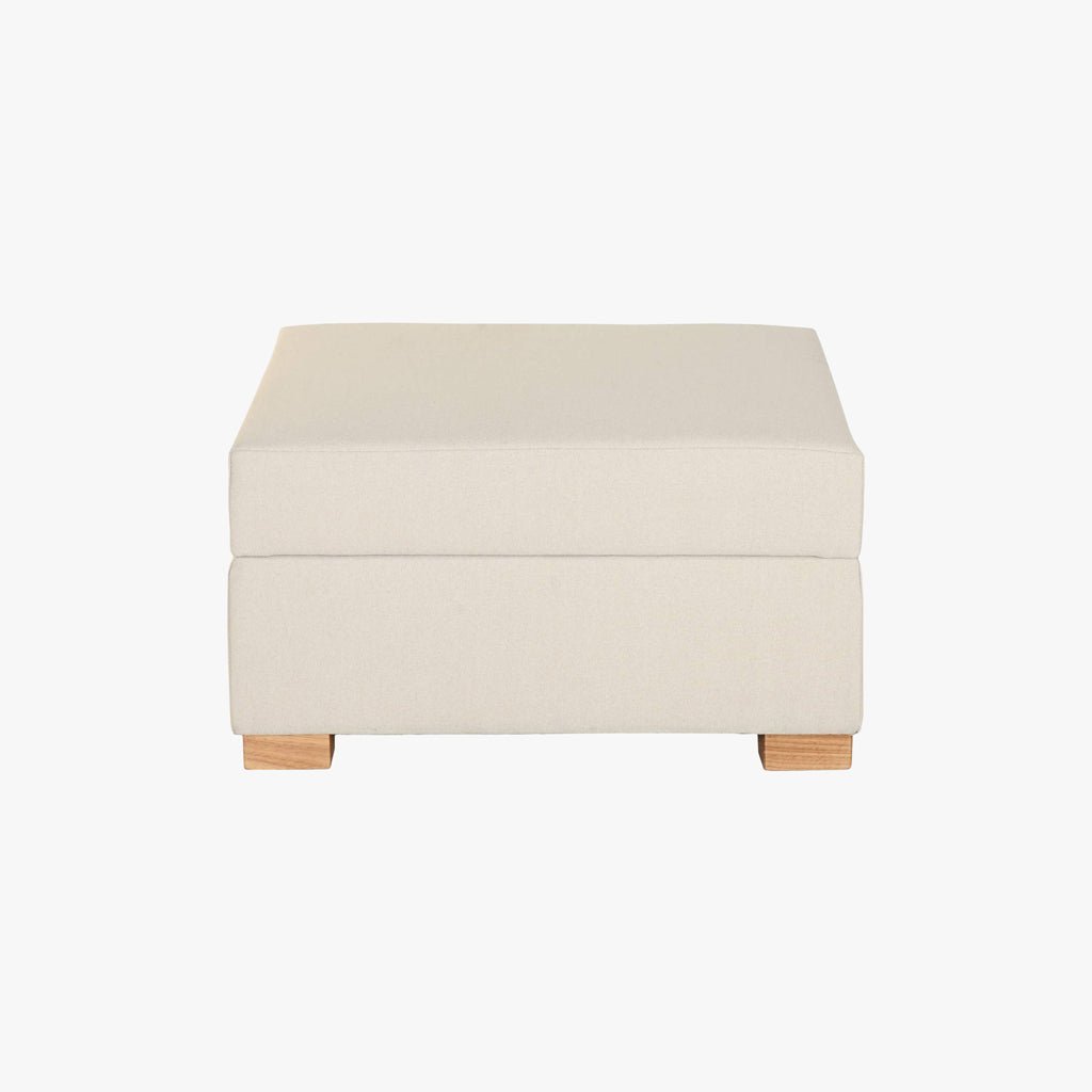 Banqueta com Arrumação Bege SERENA - Gato Preto