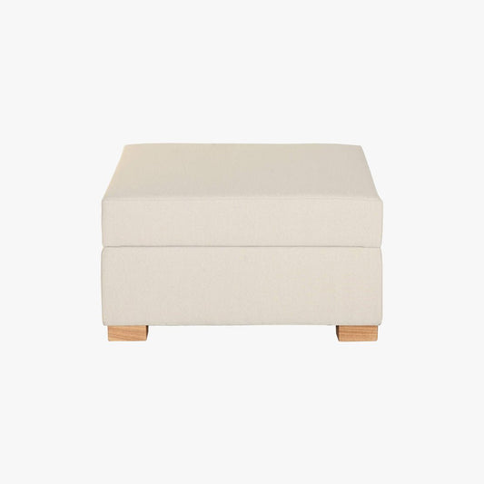 Banqueta com Arrumação Bege SERENA - Gato Preto