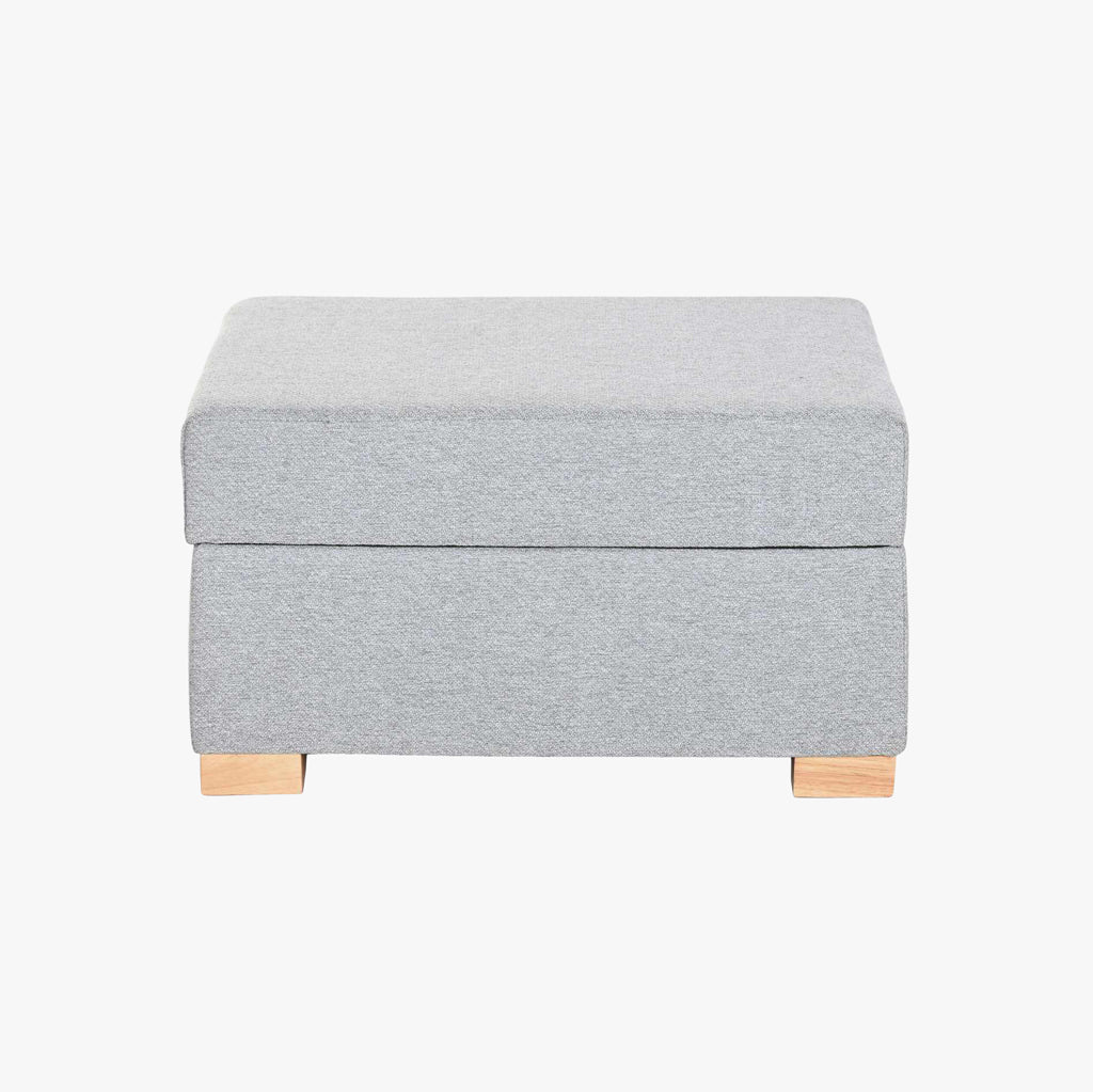 Banqueta com Arrumação Cinza SERENA - Gato Preto