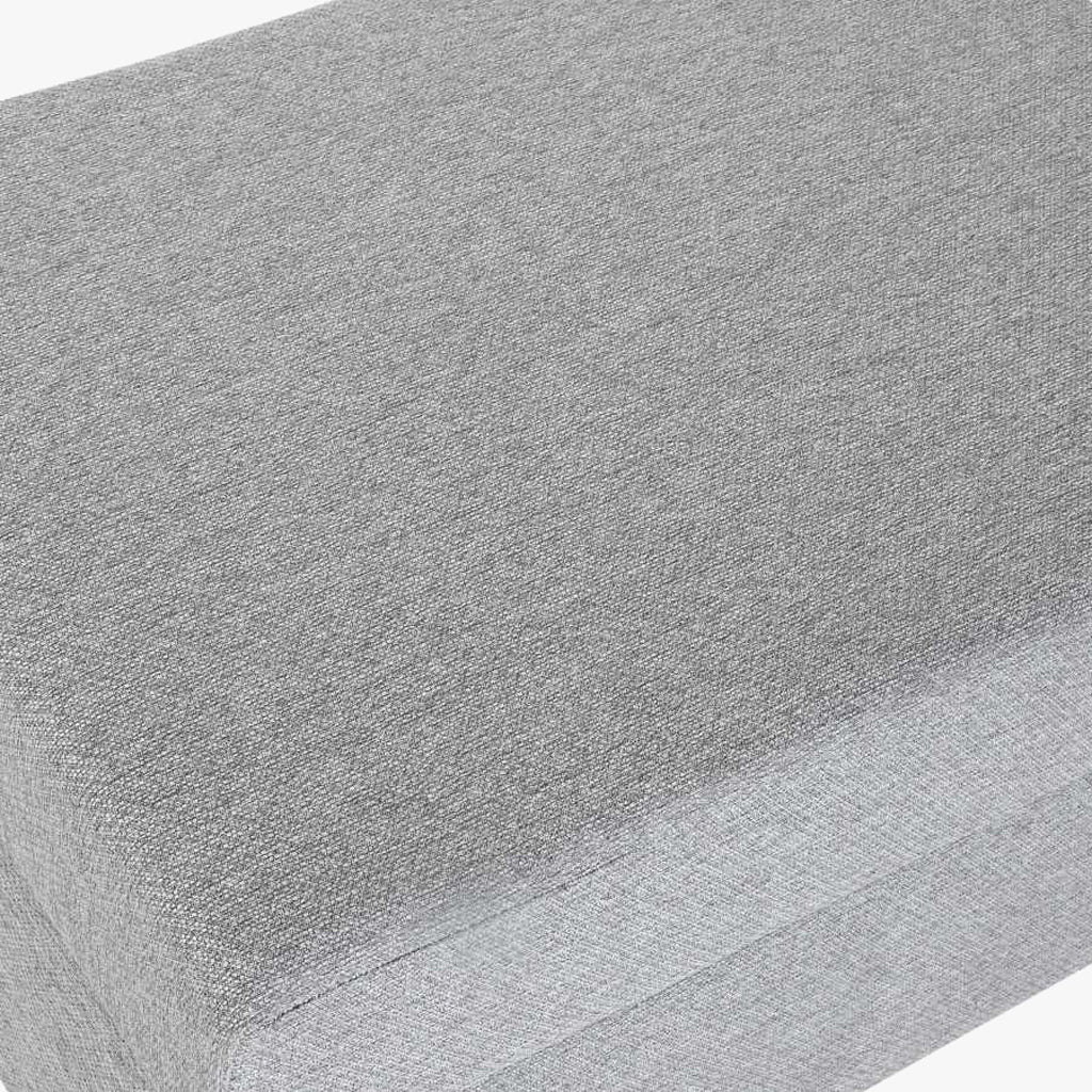 Banqueta com Arrumação Cinza SERENA - Gato Preto