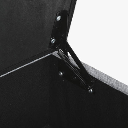 Banqueta com Arrumação Cinza SERENA - Gato Preto