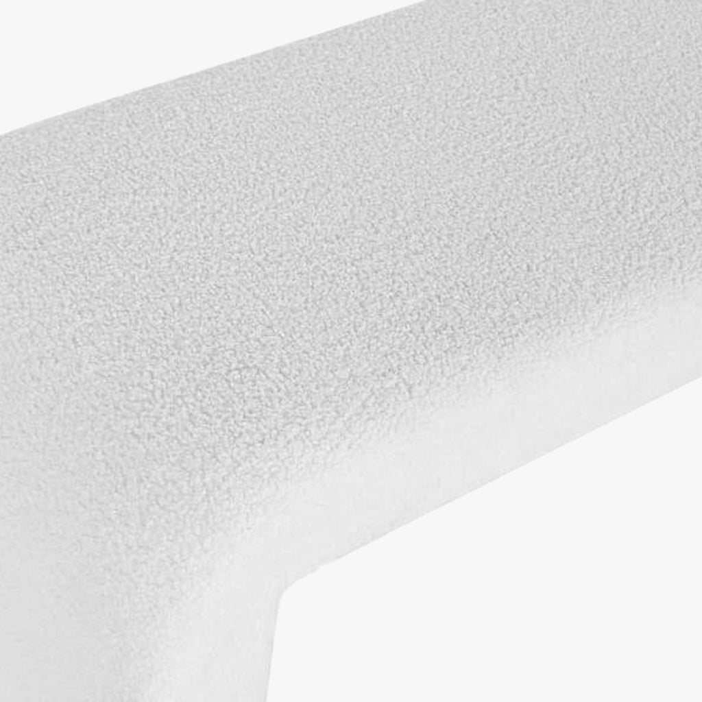 Banqueta em Bouclé 112X43X44 MALVA - Gato Preto