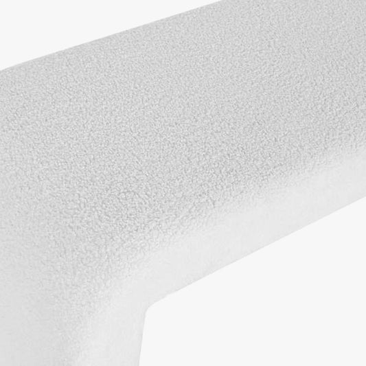 Banqueta em Bouclé 112X43X44 MALVA - Gato Preto