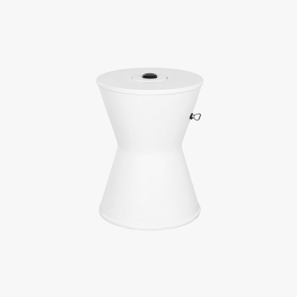 Base de Chapéu de Sol em Fibra de Vidro com Mesa de Apoio 46x46x61 - Gato Preto