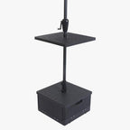 Base de Chapéu de Sol em Plástico com Mesa de Apoio 53x53x30 - Gato Preto