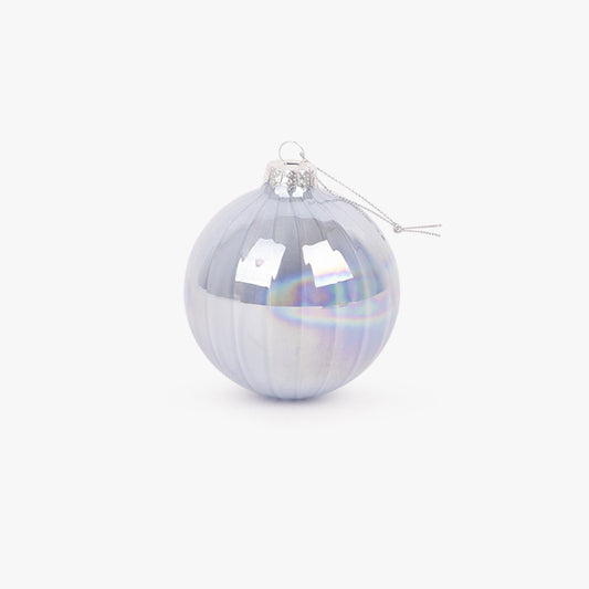 Bola de Vidro Azul NEW BRIGHT - Gato Preto