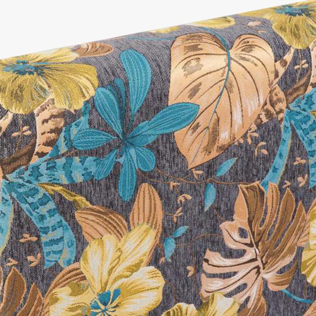 Cabeceira Cama Estofada com Padrão Floral 160x10x60 SERENA - Gato Preto