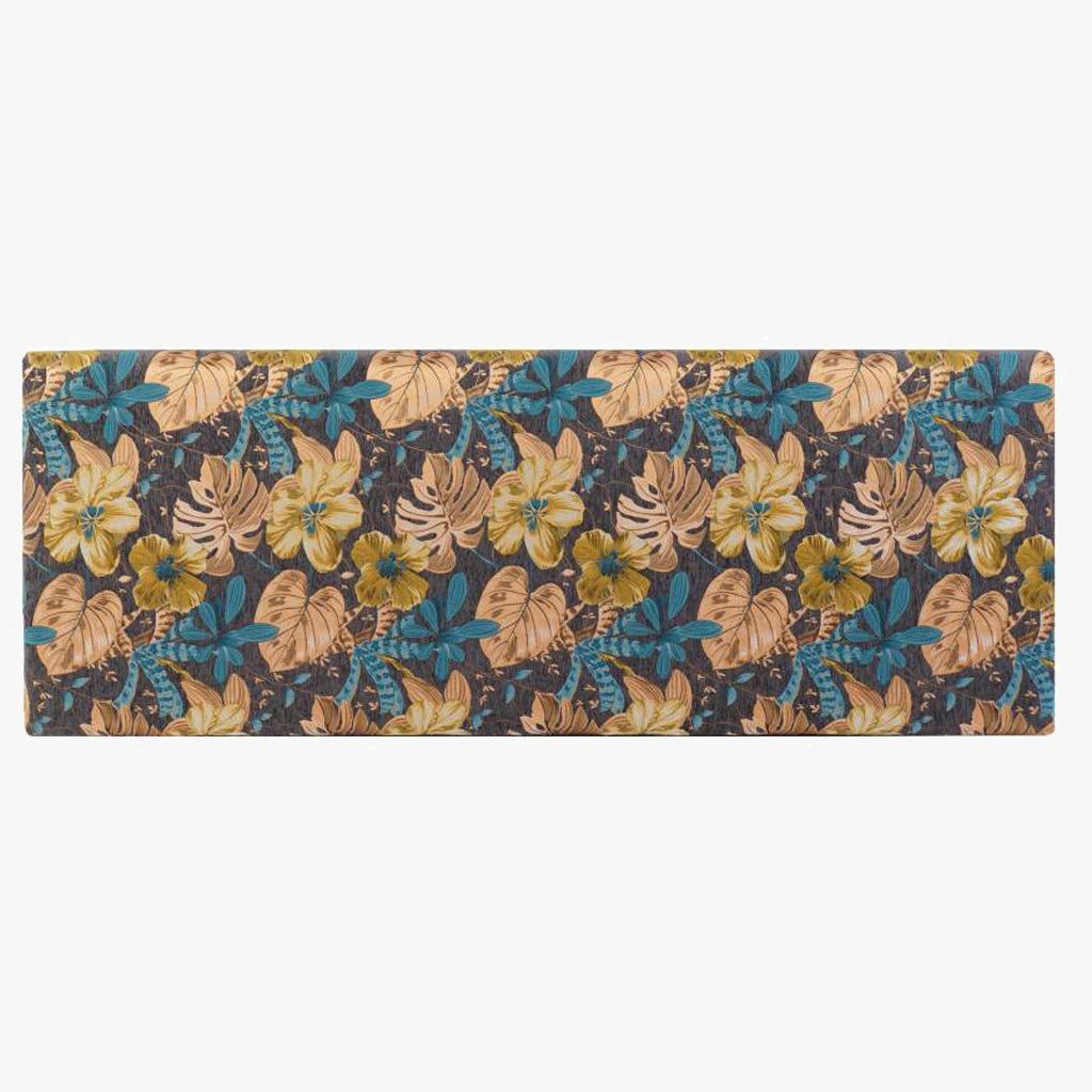 Cabeceira Cama Estofada com Padrão Floral 160x10x60 SERENA - Gato Preto