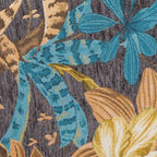 Cabeceira Cama Estofada com Padrão Floral 160x10x60 SERENA - Gato Preto