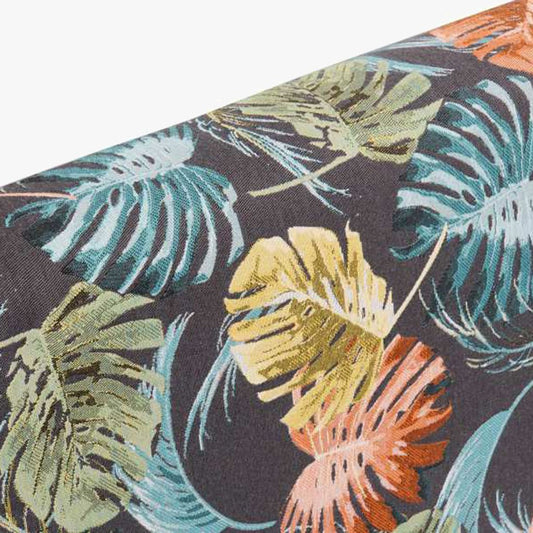 Cabeceira Cama Estofada com Padrão Floral Azul 160x10x60 SERENA - Gato Preto