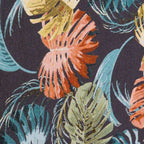 Cabeceira Cama Estofada com Padrão Floral Azul 160x10x60 SERENA - Gato Preto