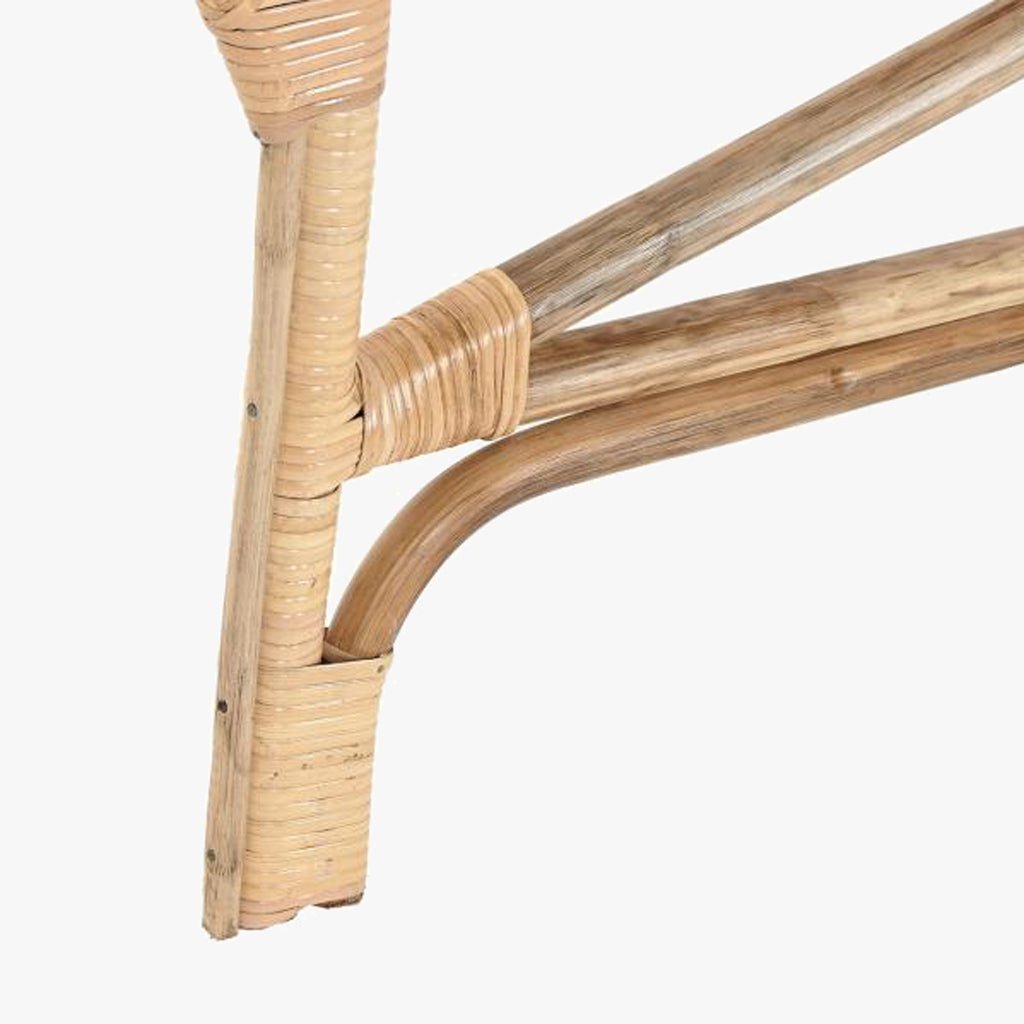 Cabeceira Cama Ornamentada Rattan 175x3x130 SERENA - Gato Preto