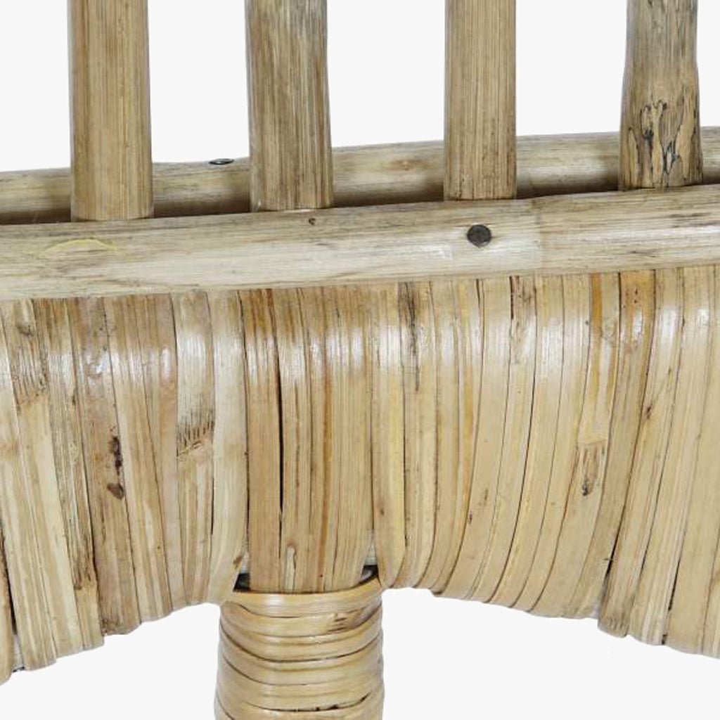 Cabeceira Cama Rattan 180x4x128 SERENA - Gato Preto