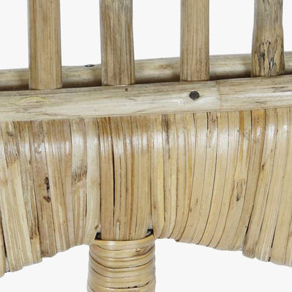 Cabeceira Cama Rattan 180x4x128 SERENA - Gato Preto