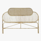 Cabeceira Cama Rattan 180x4x128 SERENA - Gato Preto