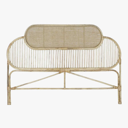 Cabeceira Cama Rattan 180x4x128 SERENA - Gato Preto