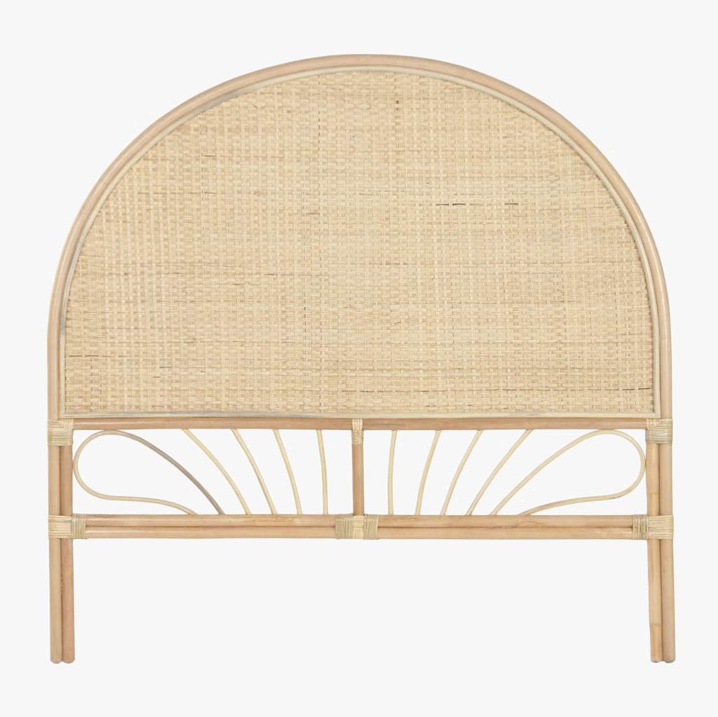 Cabeceira Cama Rattan Elefante 153x4x149 SERENA - Gato Preto