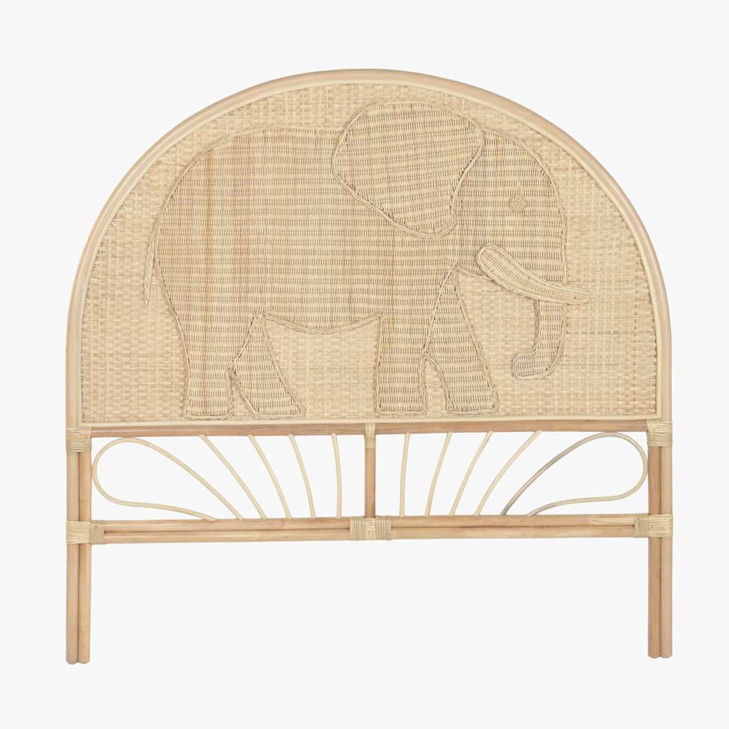 Cabeceira Cama Rattan Elefante 153x4x149 SERENA - Gato Preto