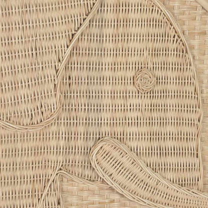 Cabeceira Cama Rattan Elefante 153x4x149 SERENA - Gato Preto