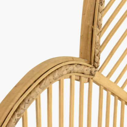 Cabeceira Cama Rattan Flor 190x2,5x81 SERENA - Gato Preto