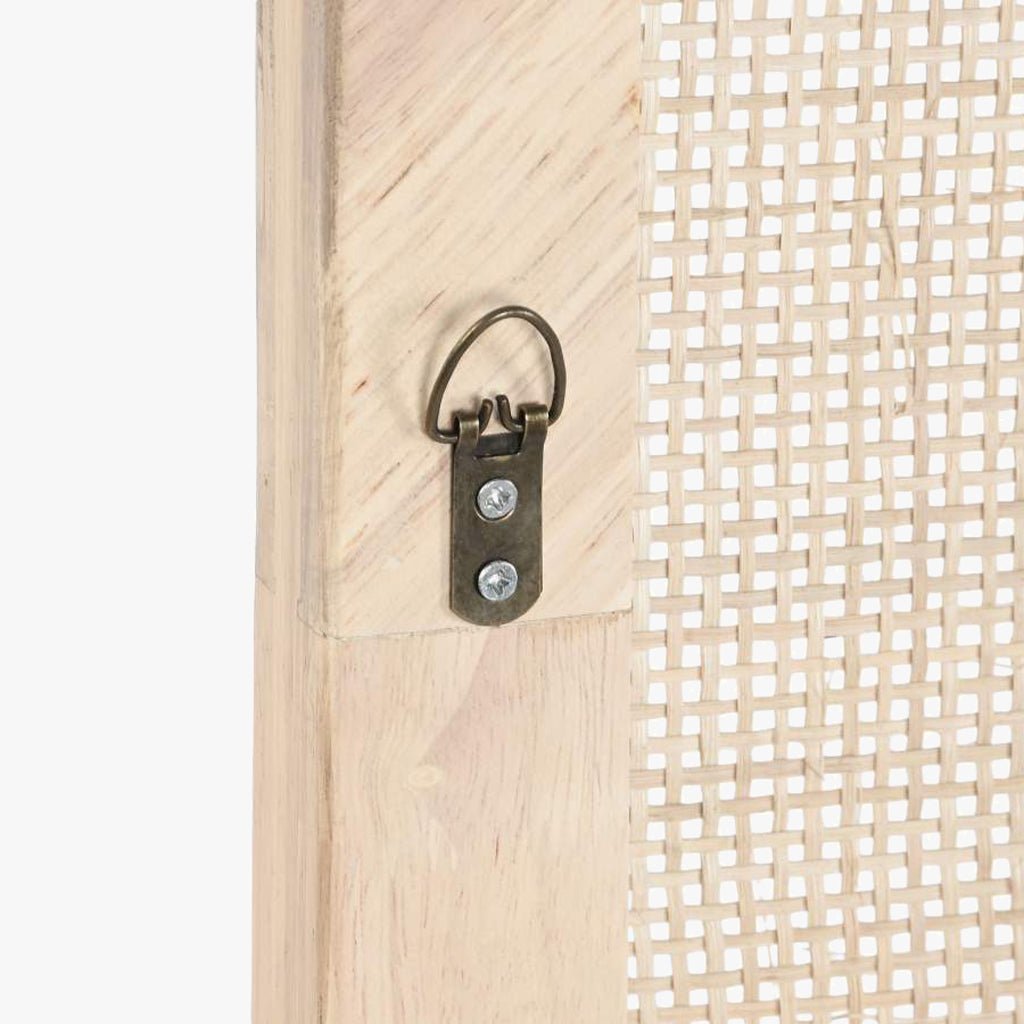 Cabeceira Cama Retangular Rattan 180x3,5x120 SERENA - Gato Preto