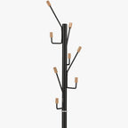 Cabide de Pé com Suporte Preto 185x30 PARNASO - Gato Preto