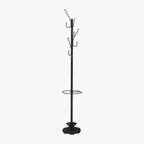 Cabide de Pé com Suporte Preto 185x30 PARNASO - Gato Preto