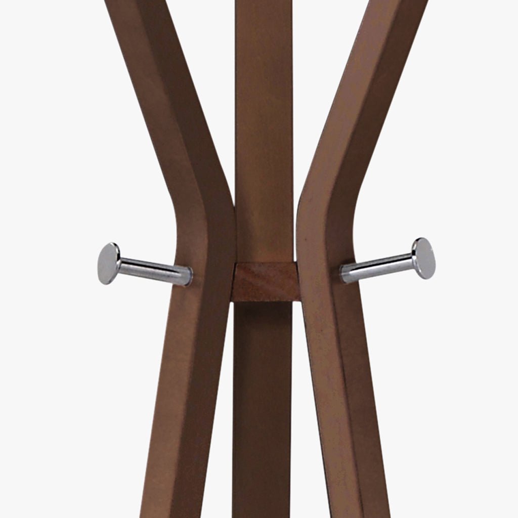 Cabide de Pé em Madeira 49x49x182 CAUTO - Gato Preto