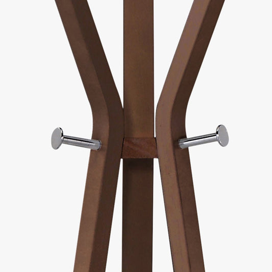 Cabide de Pé em Madeira 49x49x182 CAUTO - Gato Preto