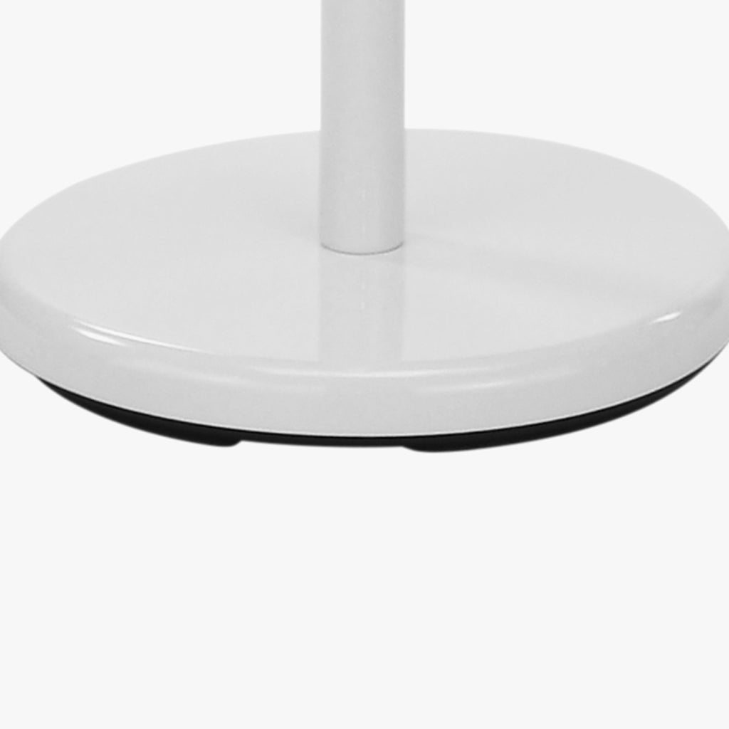 Cabide Pé Branco com Madeira Natural 28x174 OLIMPO - Gato Preto