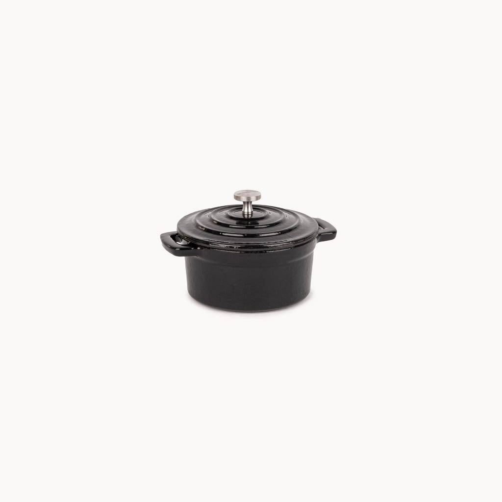 Caçarola Mini de ferro fundido Antracite CHEF - Gato Preto
