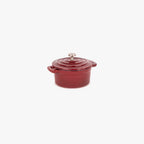 Caçarola Mini de ferro fundido Vermelha D10cm | 0,25L CHEF - Gato Preto