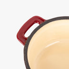 Caçarola Mini de ferro fundido Vermelha D10cm | 0,25L CHEF - Gato Preto