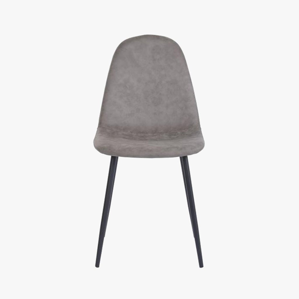 Cadeira com Revestimento Sintético Castanho e Pés Efeito Madeira 44X51X90 EAMES - Gato Preto