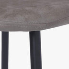 Cadeira com Revestimento Sintético Castanho e Pés Efeito Madeira 44X51X90 EAMES - Gato Preto