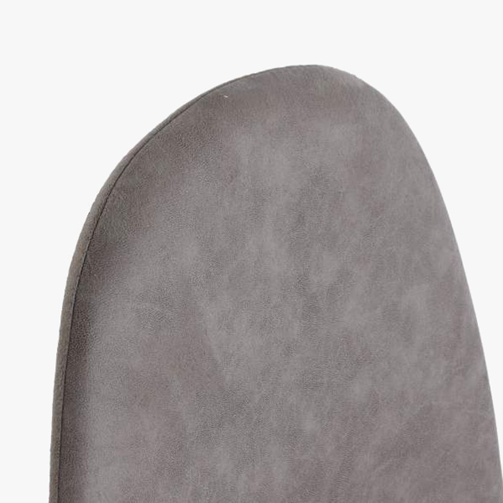 Cadeira com Revestimento Sintético Castanho e Pés Efeito Madeira 44X51X90 EAMES - Gato Preto
