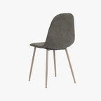 Cadeira com Revestimento Sintético Verde e Pés Efeito Madeira 44X51X90 EAMES - Gato Preto