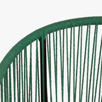 Cadeira corda verde 56x50x80cm TULUM - Gato Preto