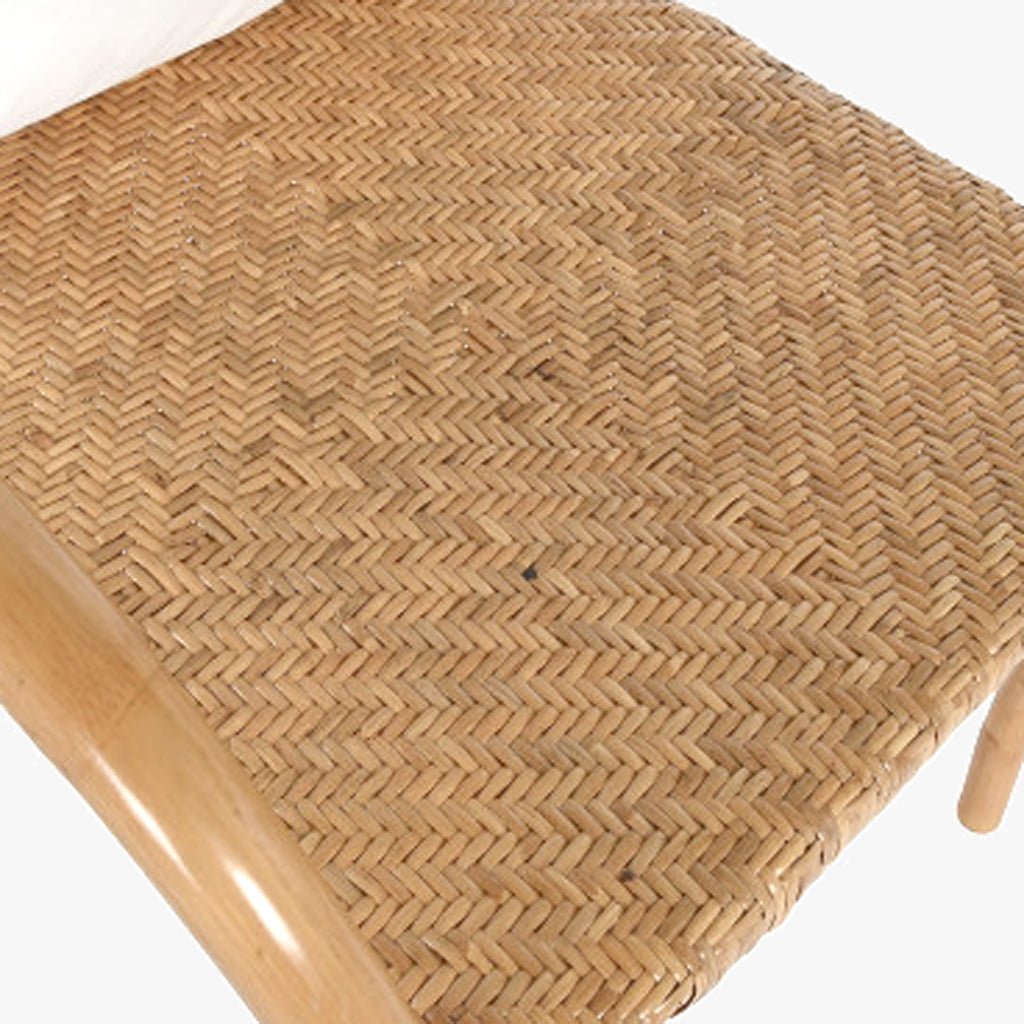 Cadeira de Bambu e Rattan Natural 55x62x86 - Gato Preto