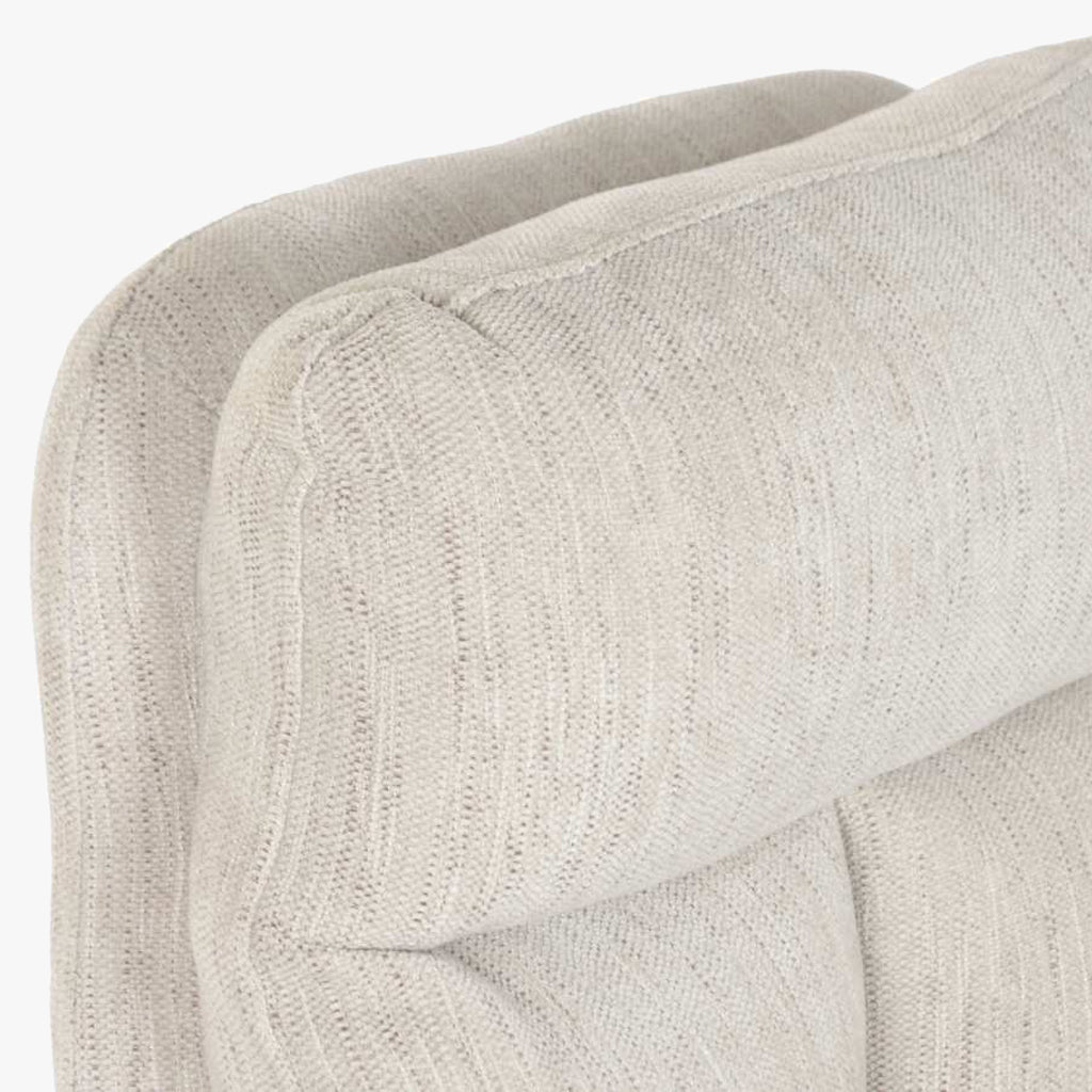 Cadeira de Escritório Giratória Tecido Bege NÓRDIS - Gato Preto