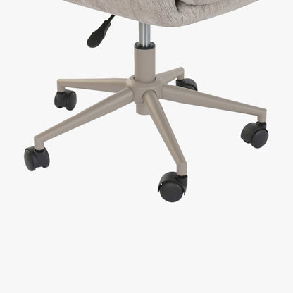 Cadeira de Escritório Giratória Tecido Cinza NÓRDIS - Gato Preto