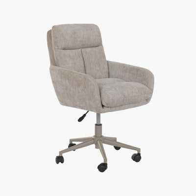 Cadeira de Escritório Giratória Tecido Cinza NÓRDIS - Gato Preto