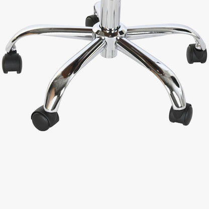 Cadeira de Escritório Tecido Bege com Madeira 52x58,5x98 NÓRDIS - Gato Preto