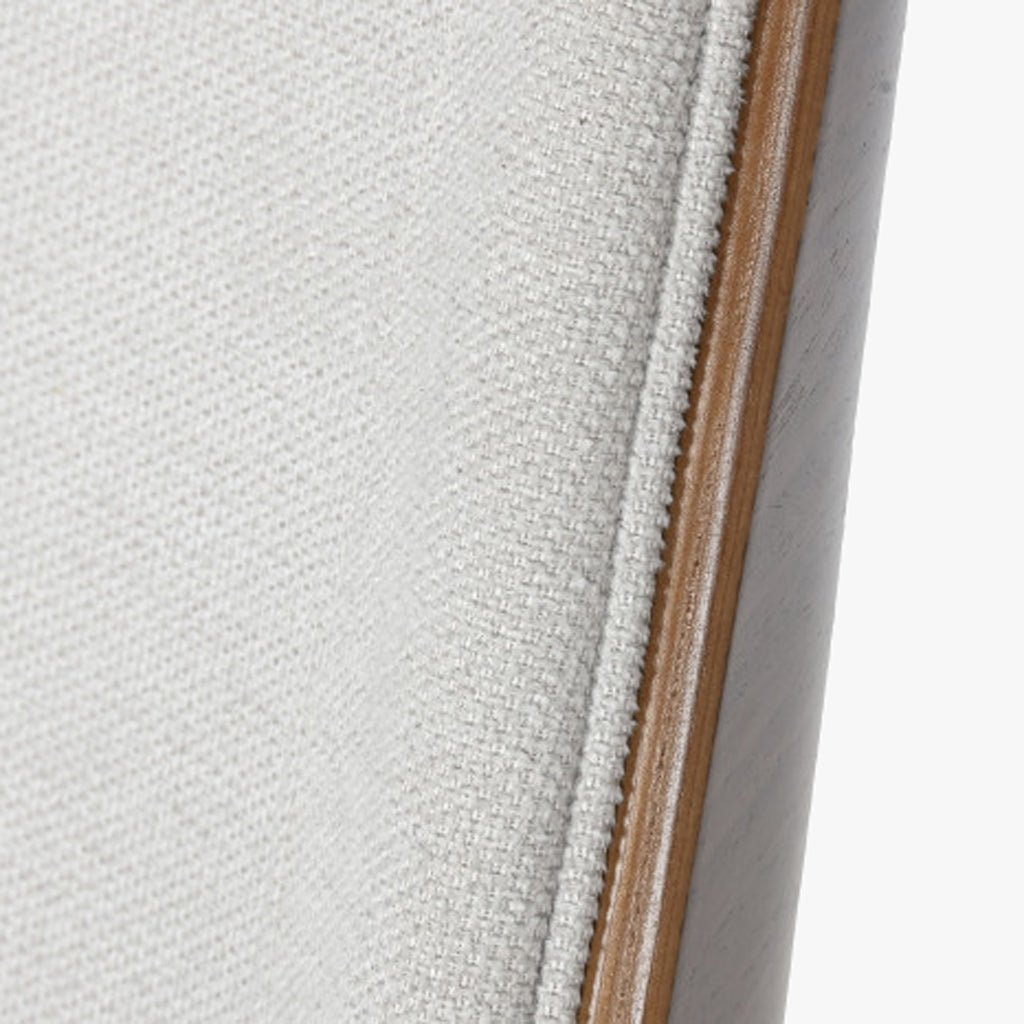 Cadeira de Escritório Tecido Bege com Madeira 60x65,5x118 NÓRDIS - Gato Preto