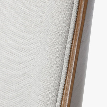 Cadeira de Escritório Tecido Bege com Madeira 60x65,5x118 NÓRDIS - Gato Preto