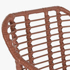 Cadeira de Exterior em Rattan Bordo | Coleção BLUSH - Gato Preto